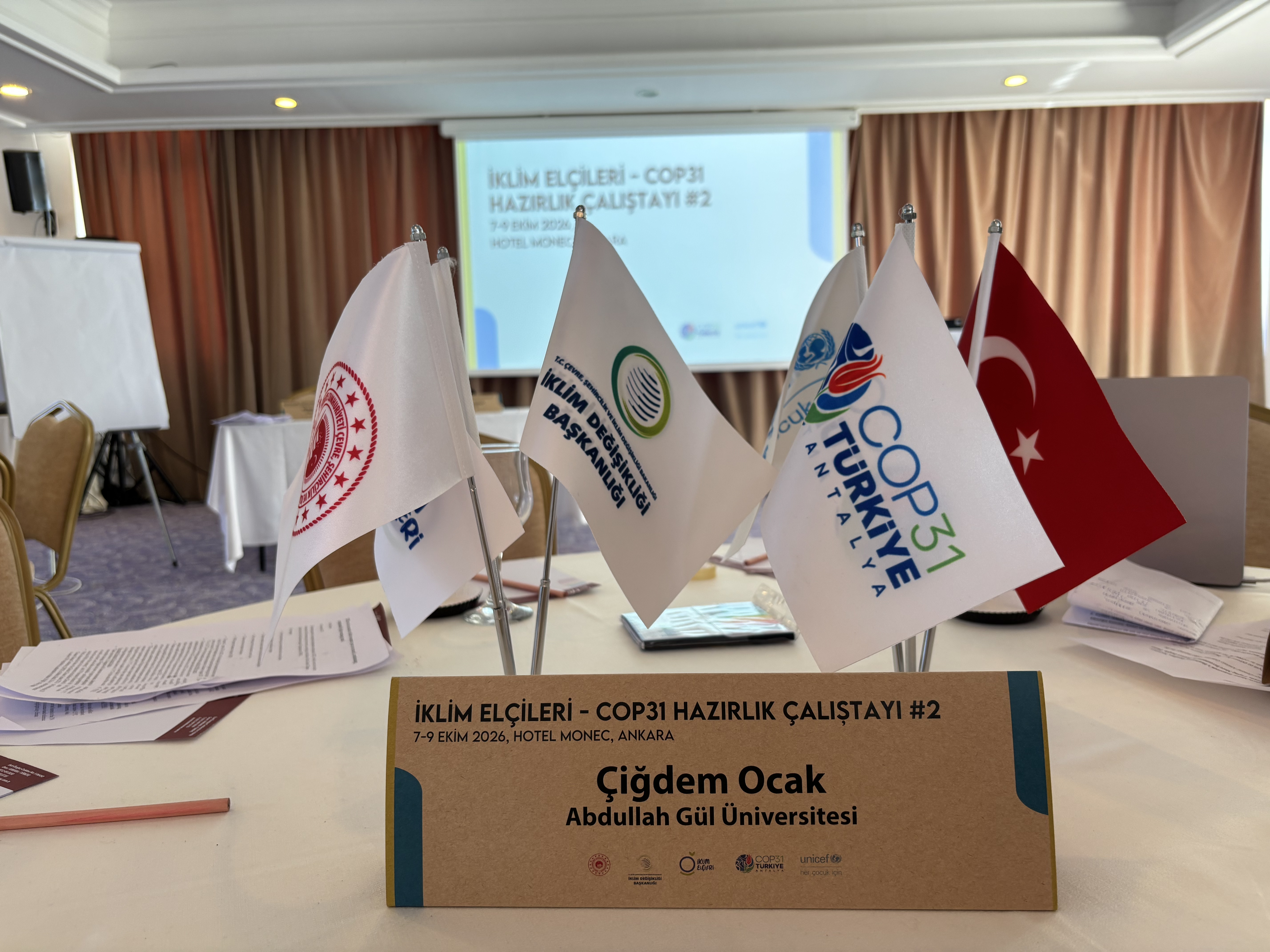 COP31 İklim Elçileri Hazırlık Çalıştayı